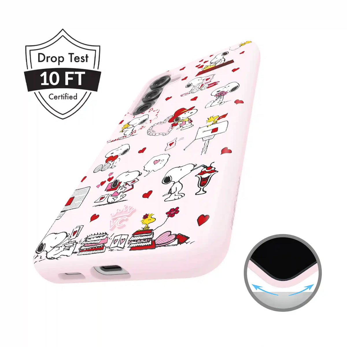 Snoopy Lovely Moods Samsung Case