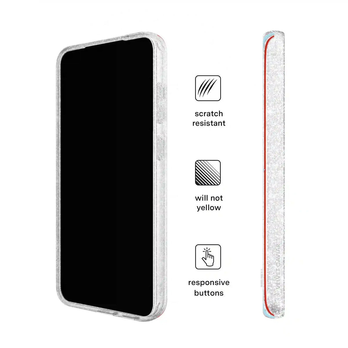 Stars & Stripes Glitter Samsung Case