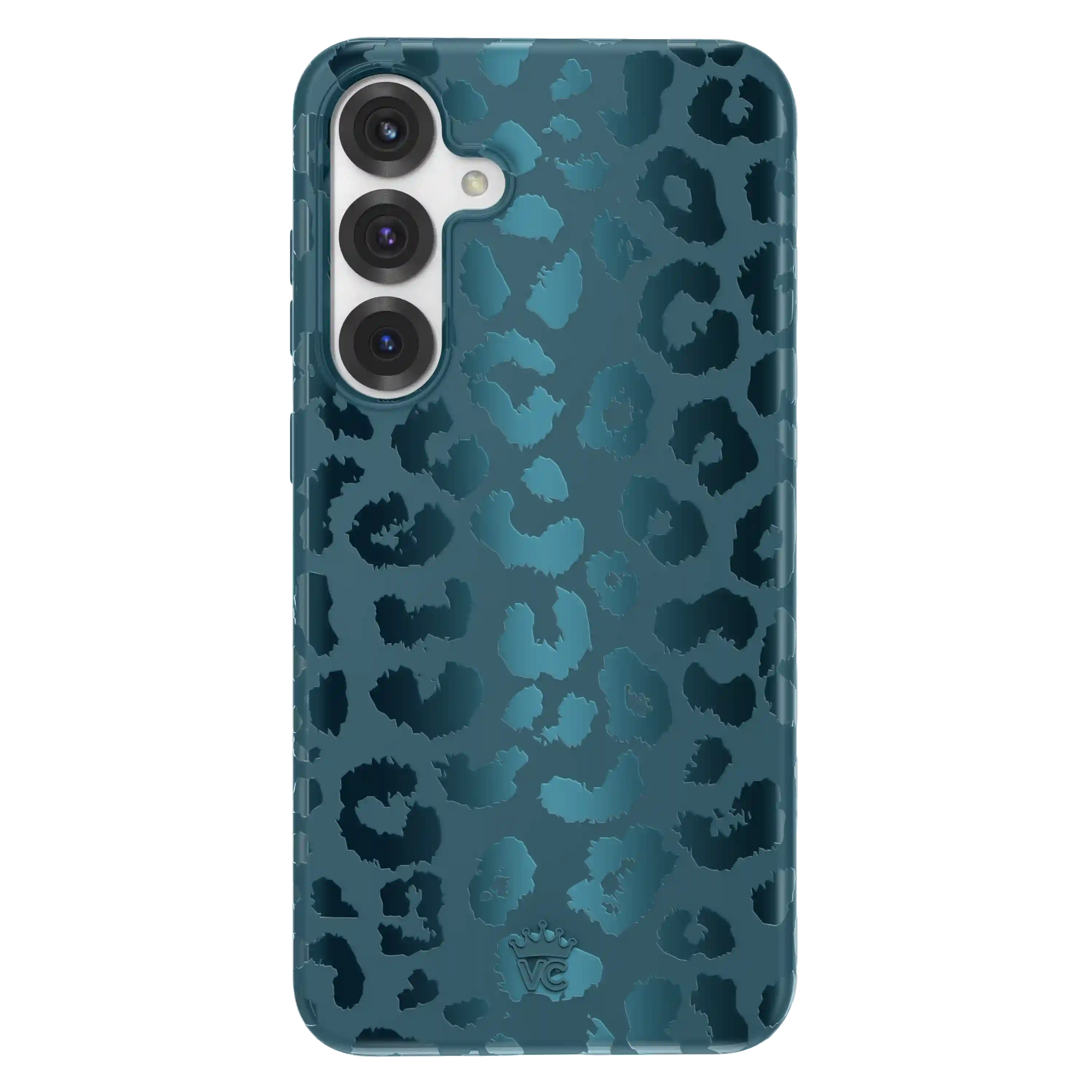 Metallic Navy Leopard Samsung Case