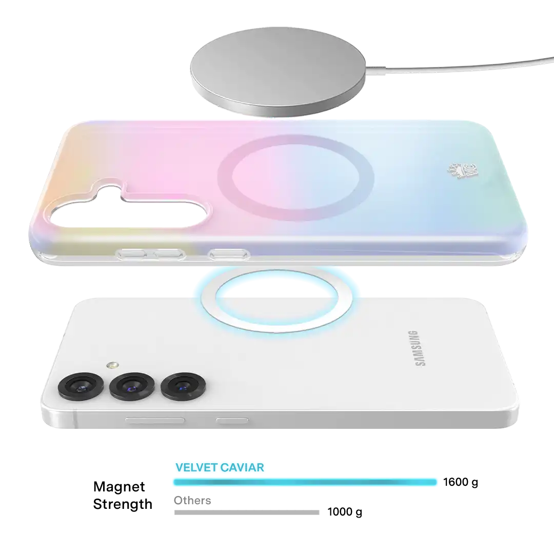 White Opal Samsung Case