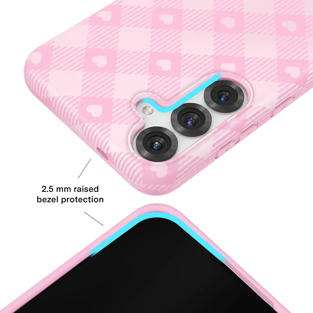 Dolly Pink Gingham Samsung Case