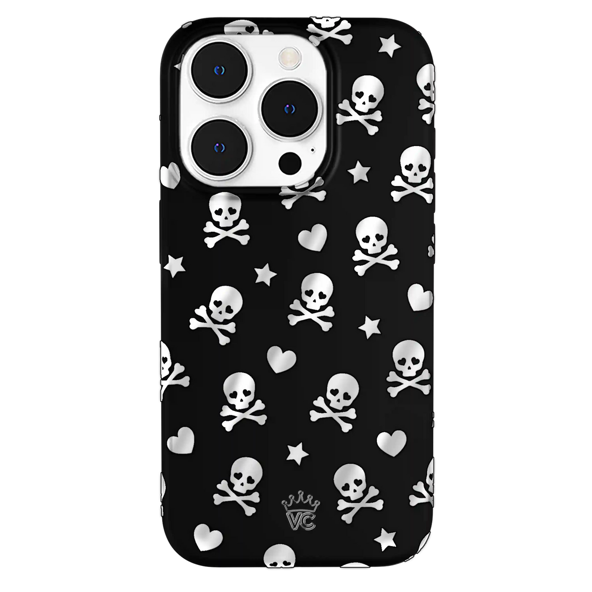 Chrome Skulls iPhone Case