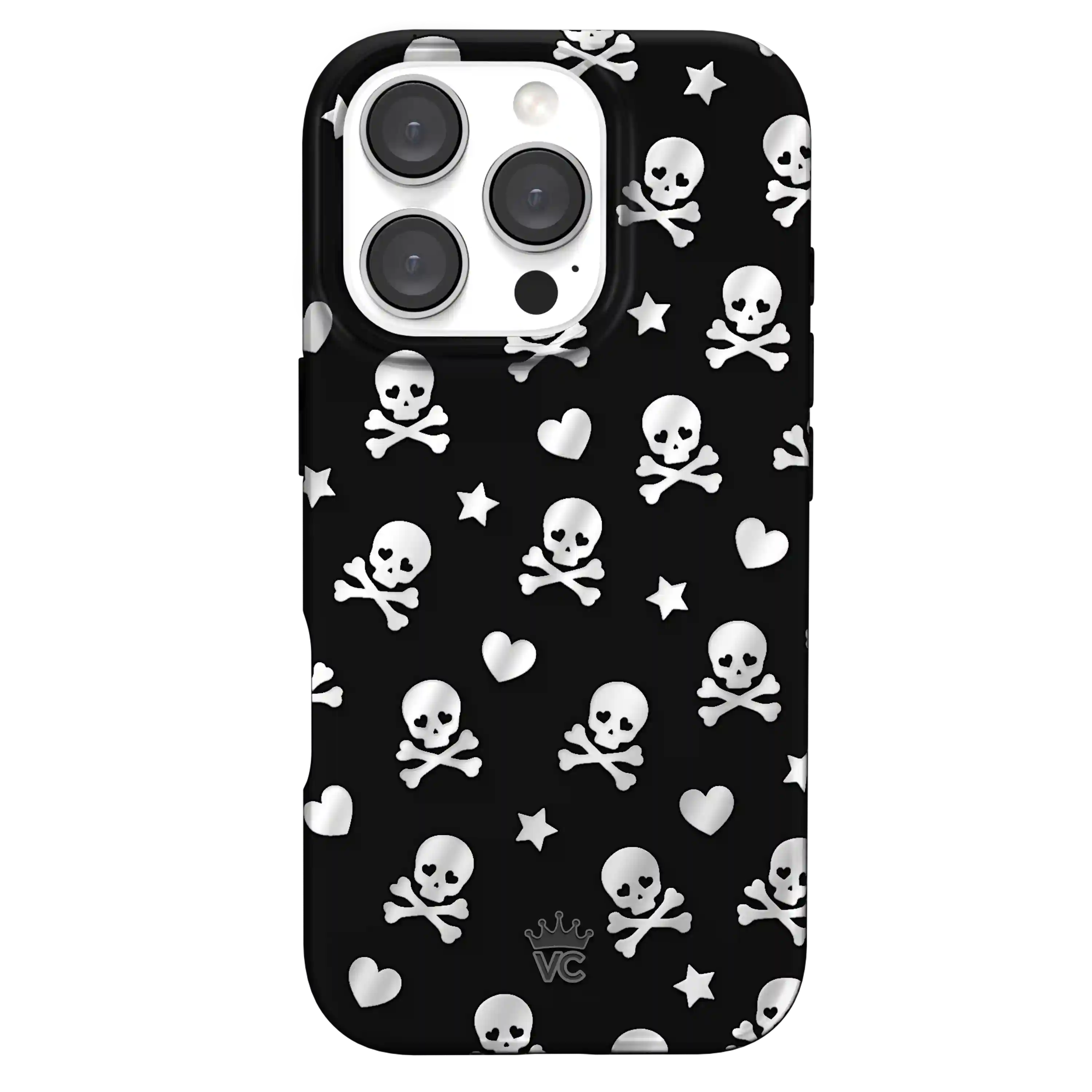 Chrome Skulls iPhone Case
