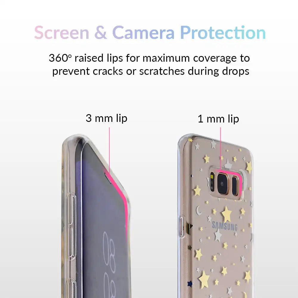 Starry Night Clear Samsung Case