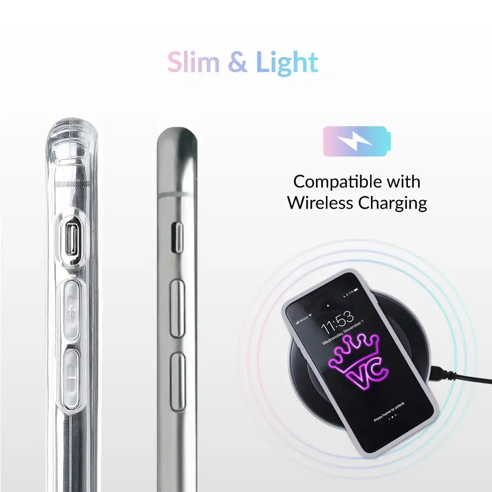 Silver Reflective Mirror iPhone Case