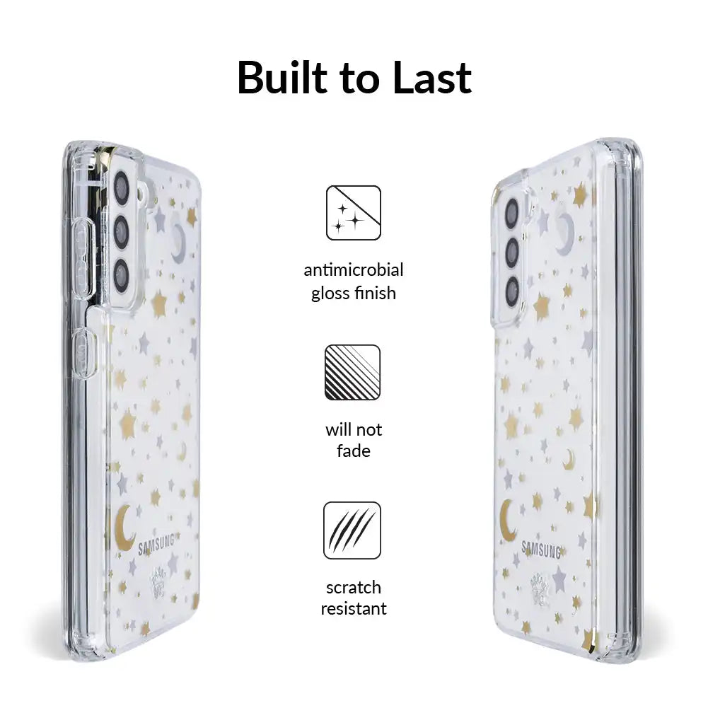 Starry Night Clear Samsung Case