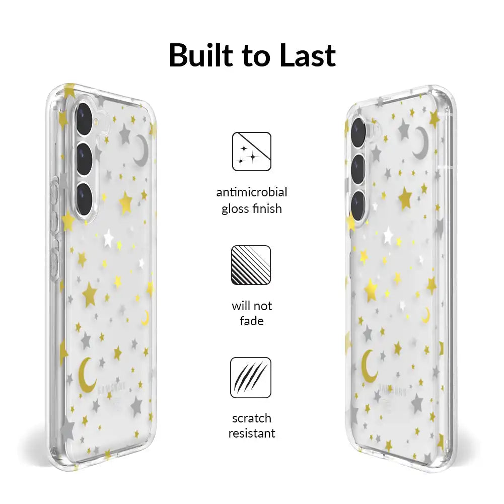Starry Night Clear Samsung Case