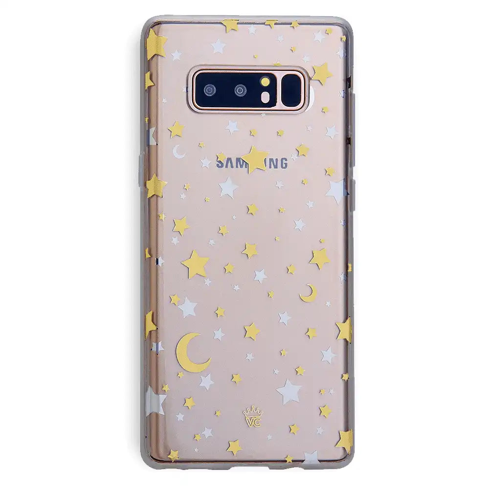 Starry Night Clear Samsung Case