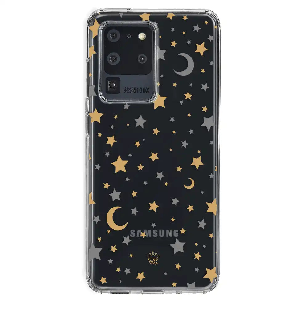 Starry Night Clear Samsung Case