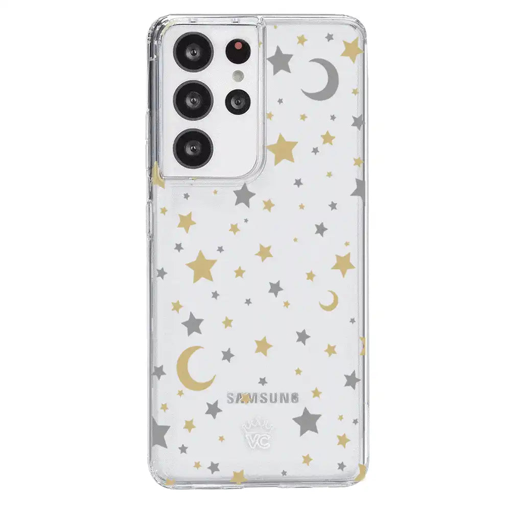 Starry Night Clear Samsung Case