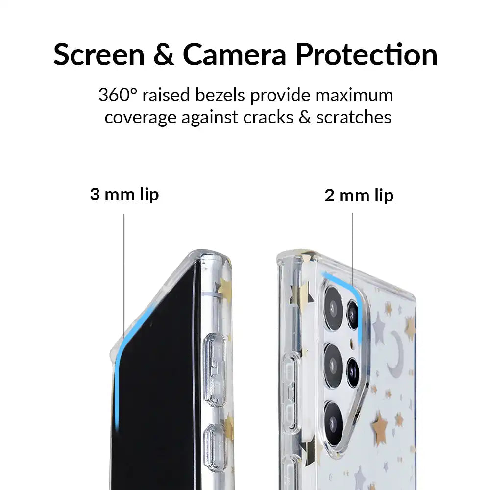 Starry Night Clear Samsung Case