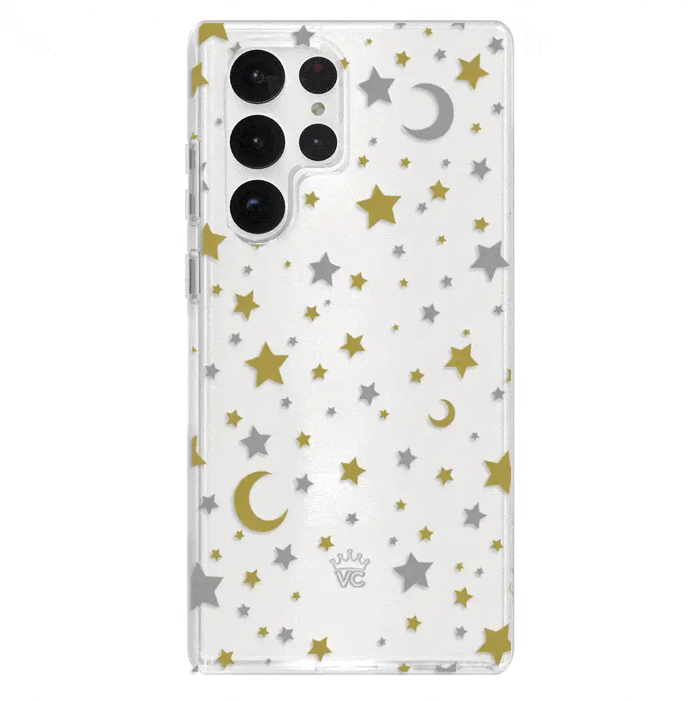 Starry Night Clear Samsung Case
