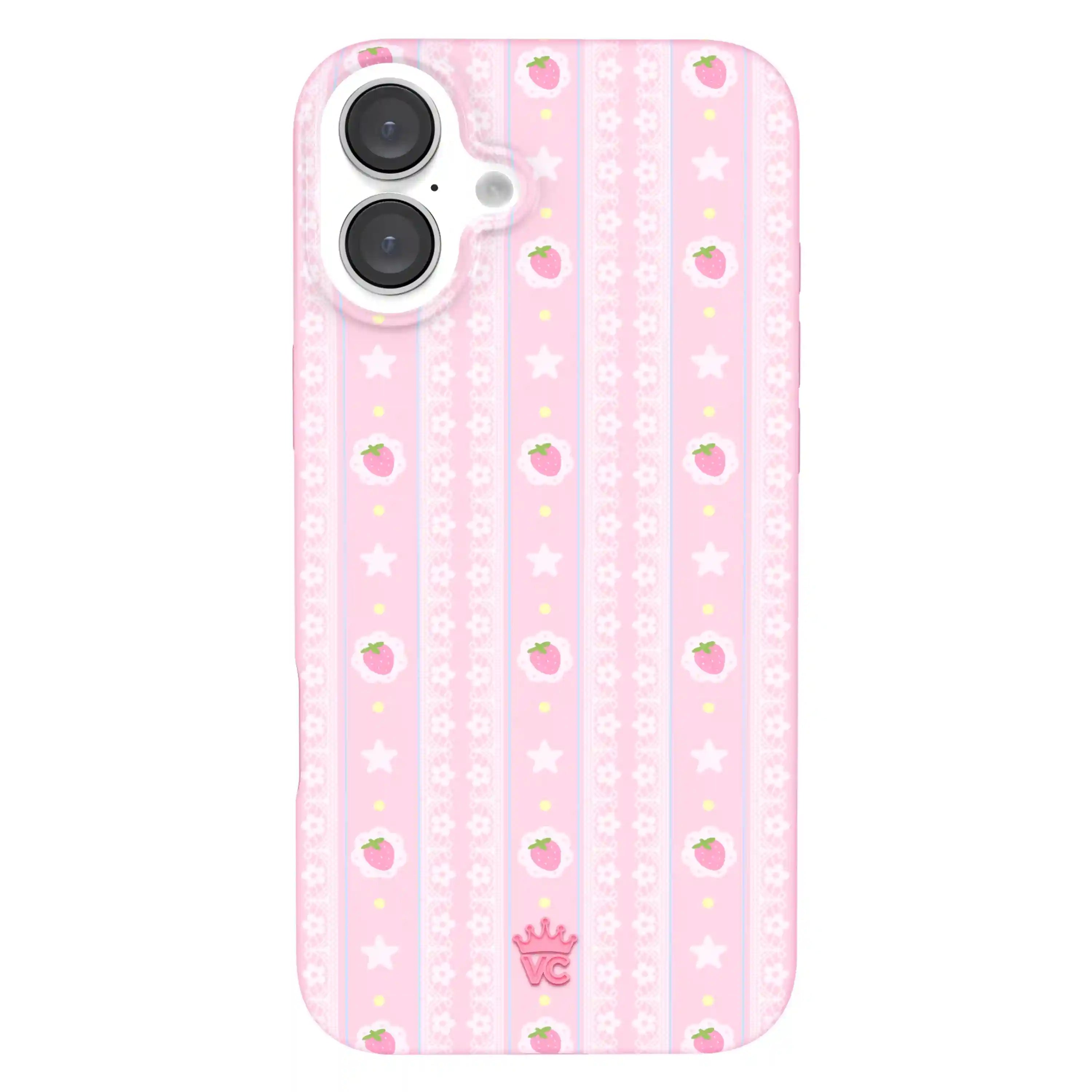Strawberry Macaron iPhone Case