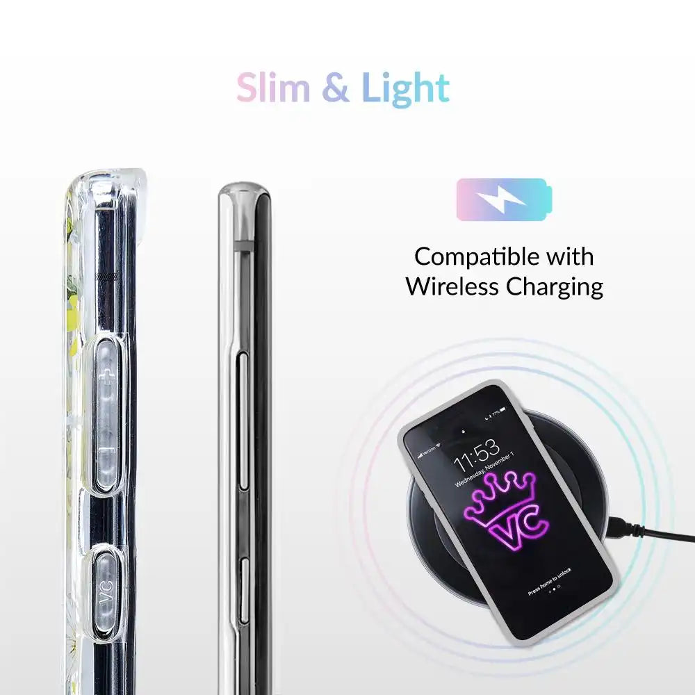Sunflower Daisy Clear Samsung Galaxy Case