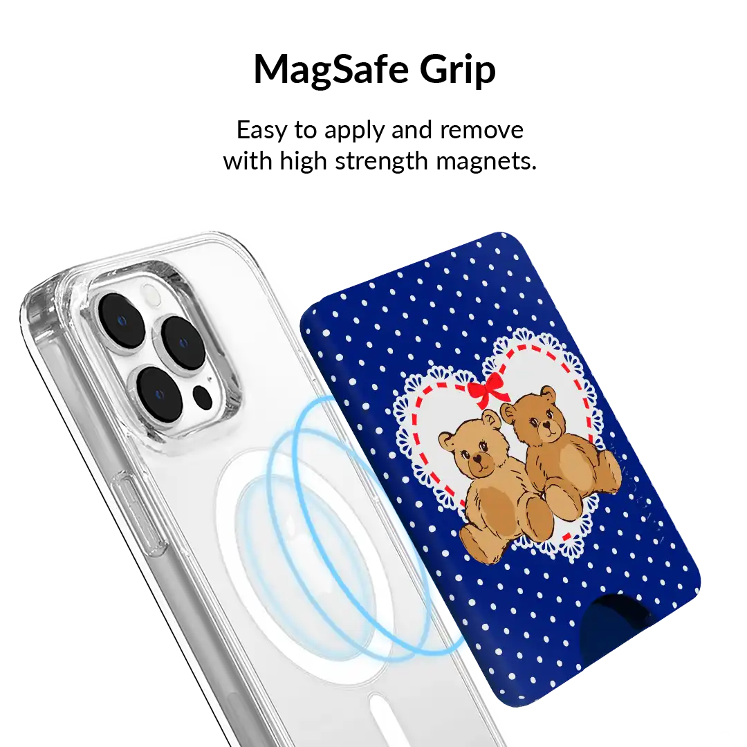 Winter Teddy MagSafe Wallet