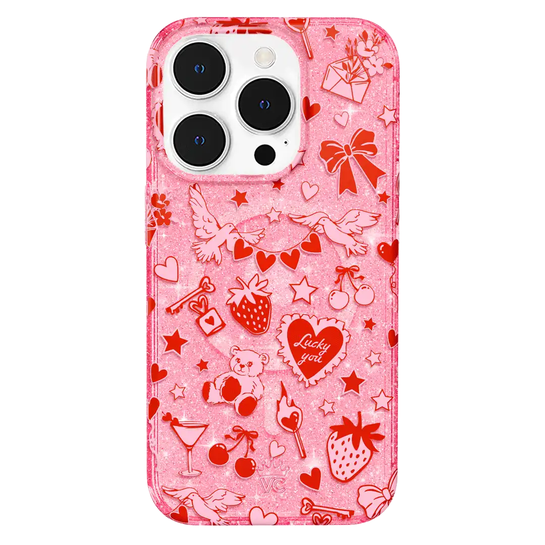 Be Mine Glitter iPhone Case
