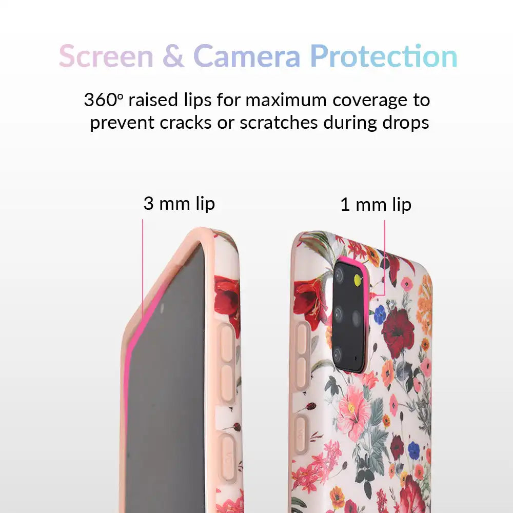 Nude Vintage Floral Samsung Galaxy Case