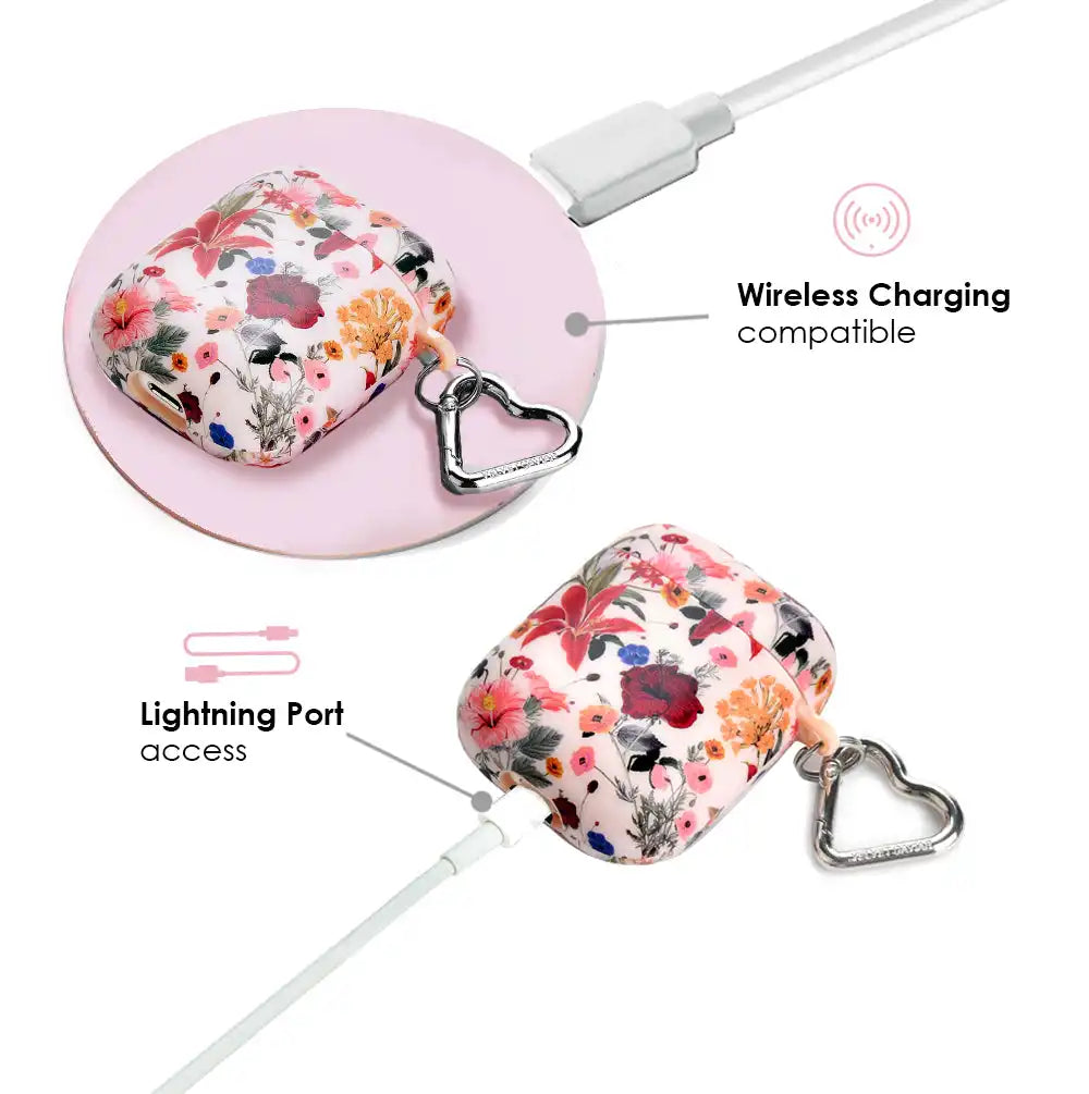 Vintage Floral AirPods Case