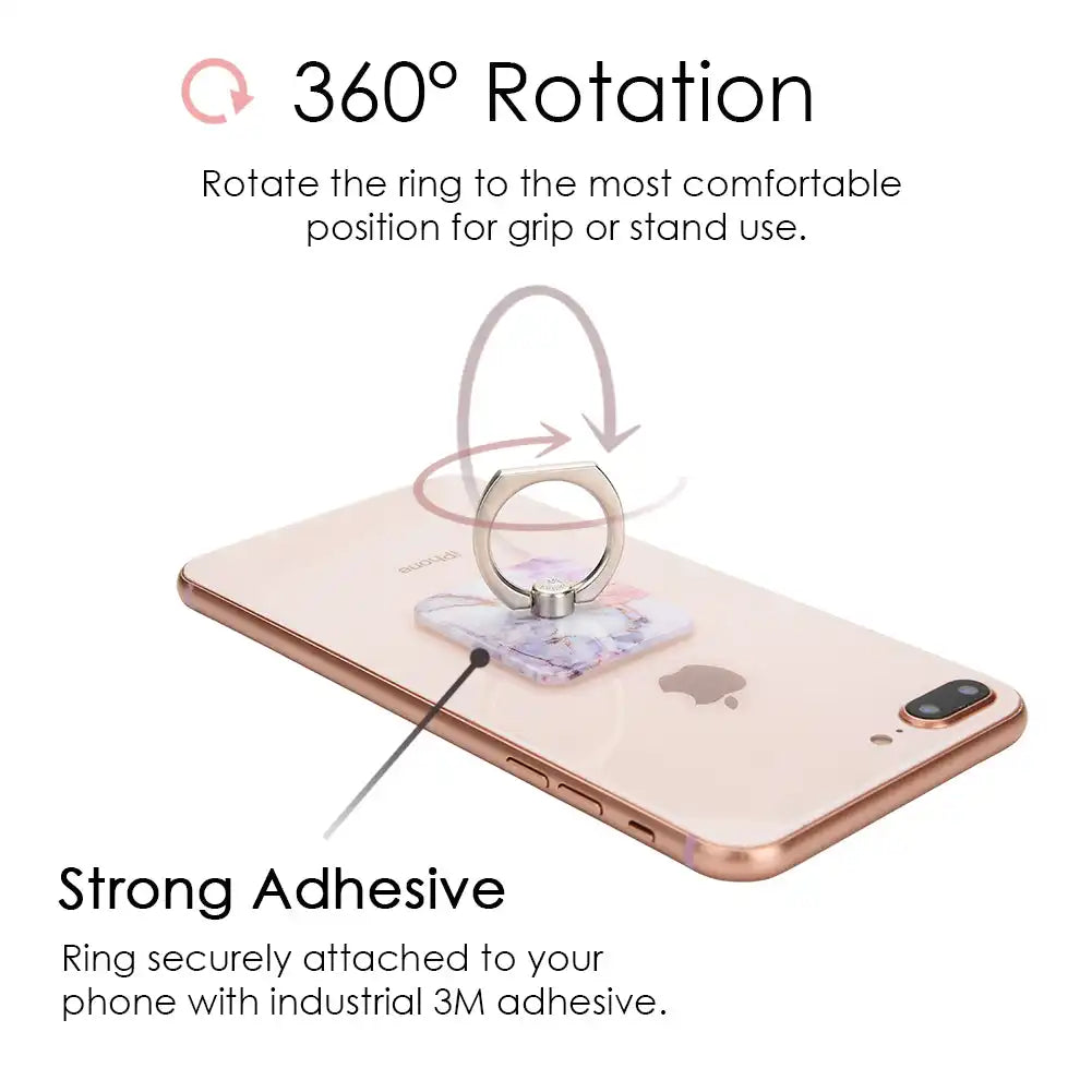 Violet Sky Marble Phone Ring