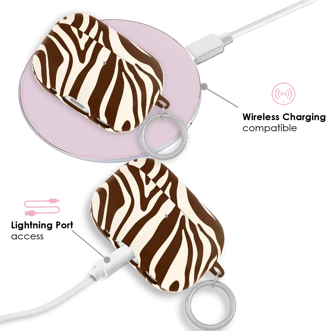 Coco Zebra AirPod Case