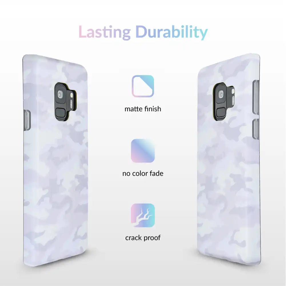 White Clouds Camo Samsung Galaxy Case