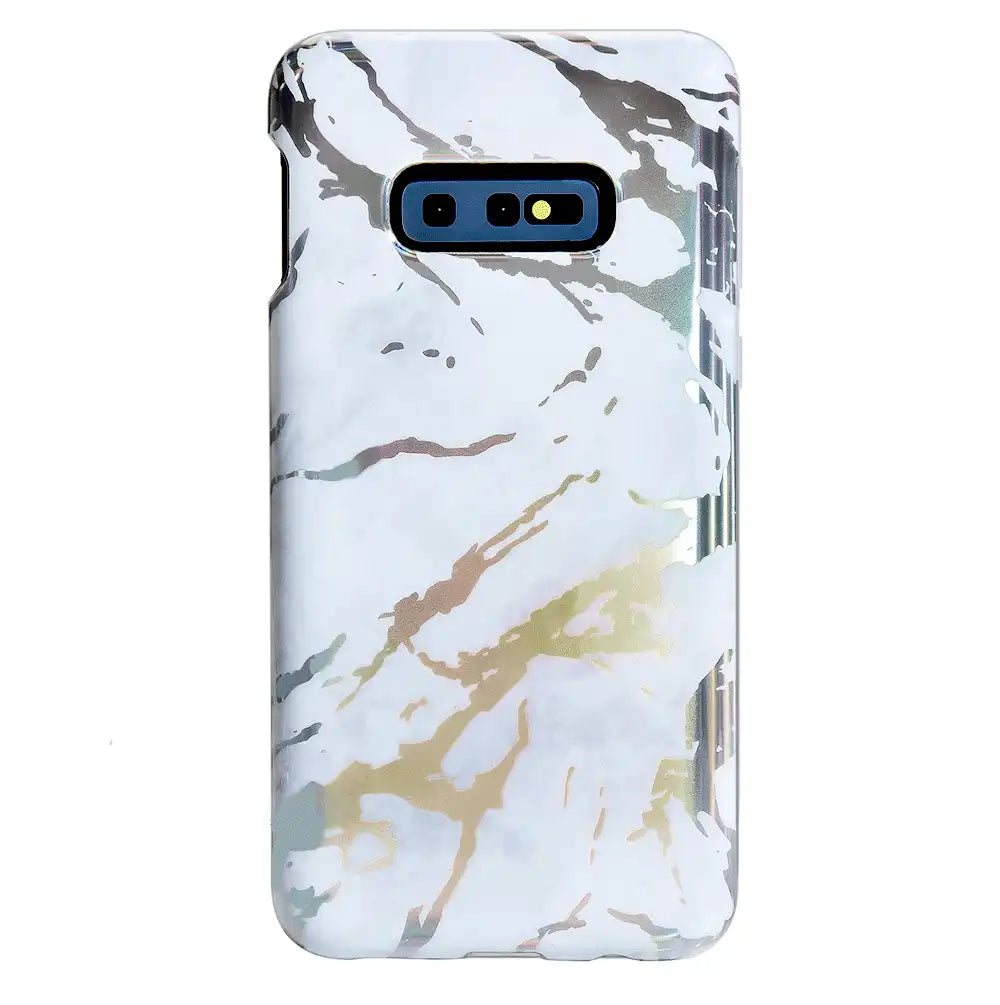 Holo White Marble Samsung Galaxy Case