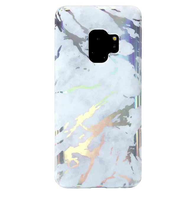 Holo White Marble Samsung Galaxy Case