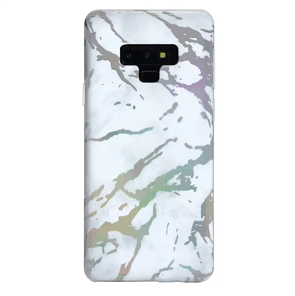Holo White Marble Samsung Galaxy Case