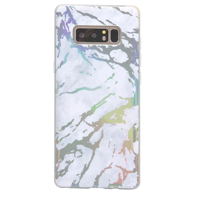 Holo White Marble Samsung Galaxy Case