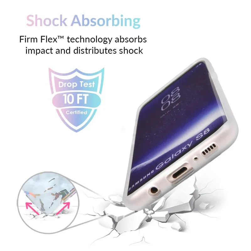 Holo White Marble Samsung Galaxy Case