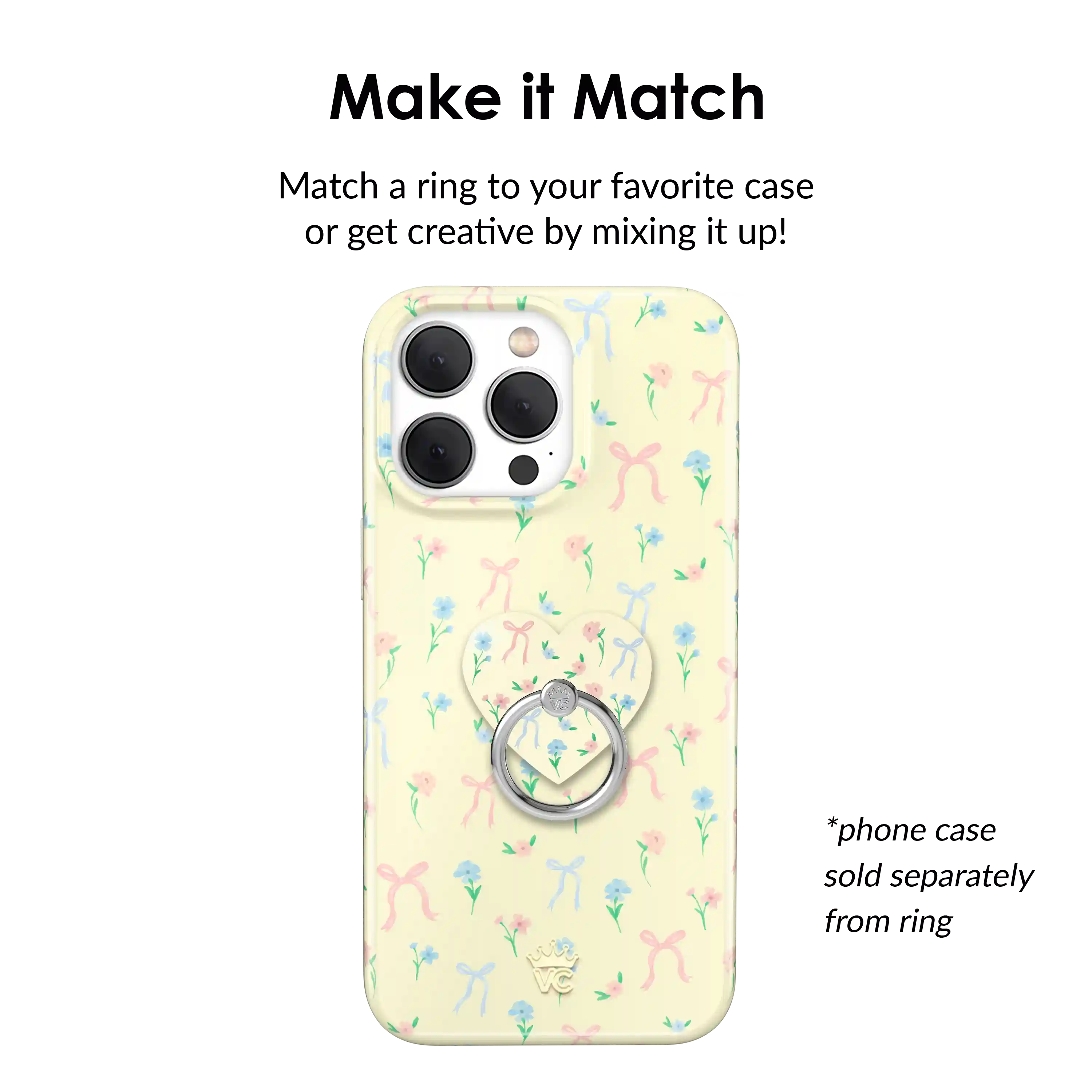 Buttercup Bows Phone Ring