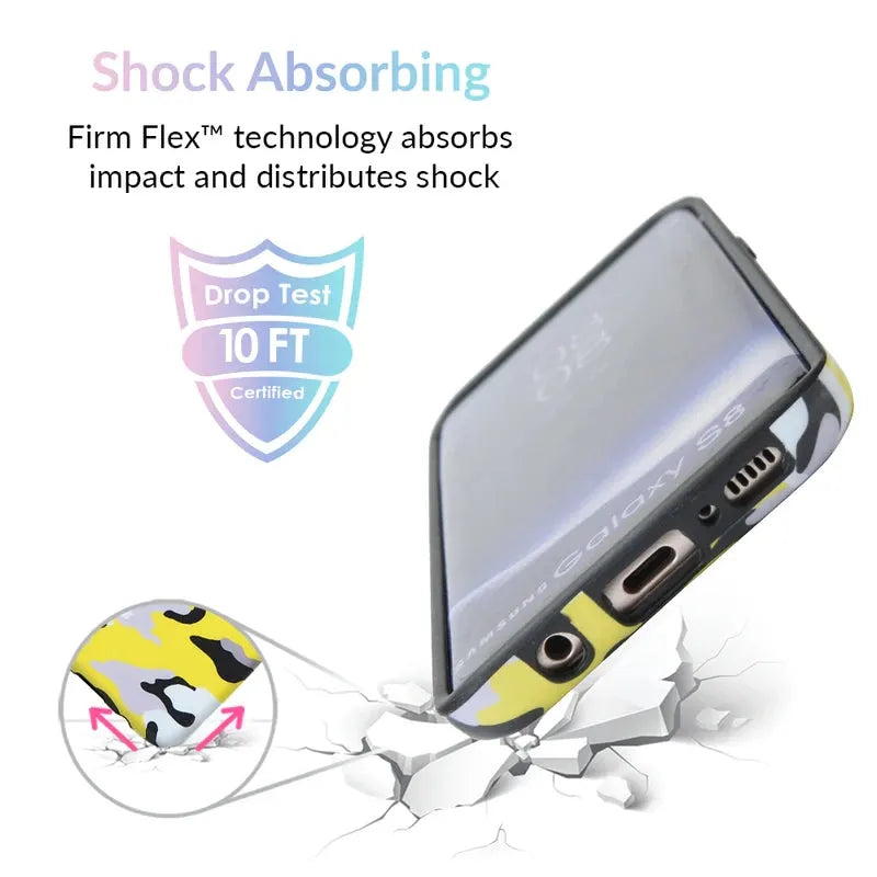 Yellow Camo Samsung Galaxy Case