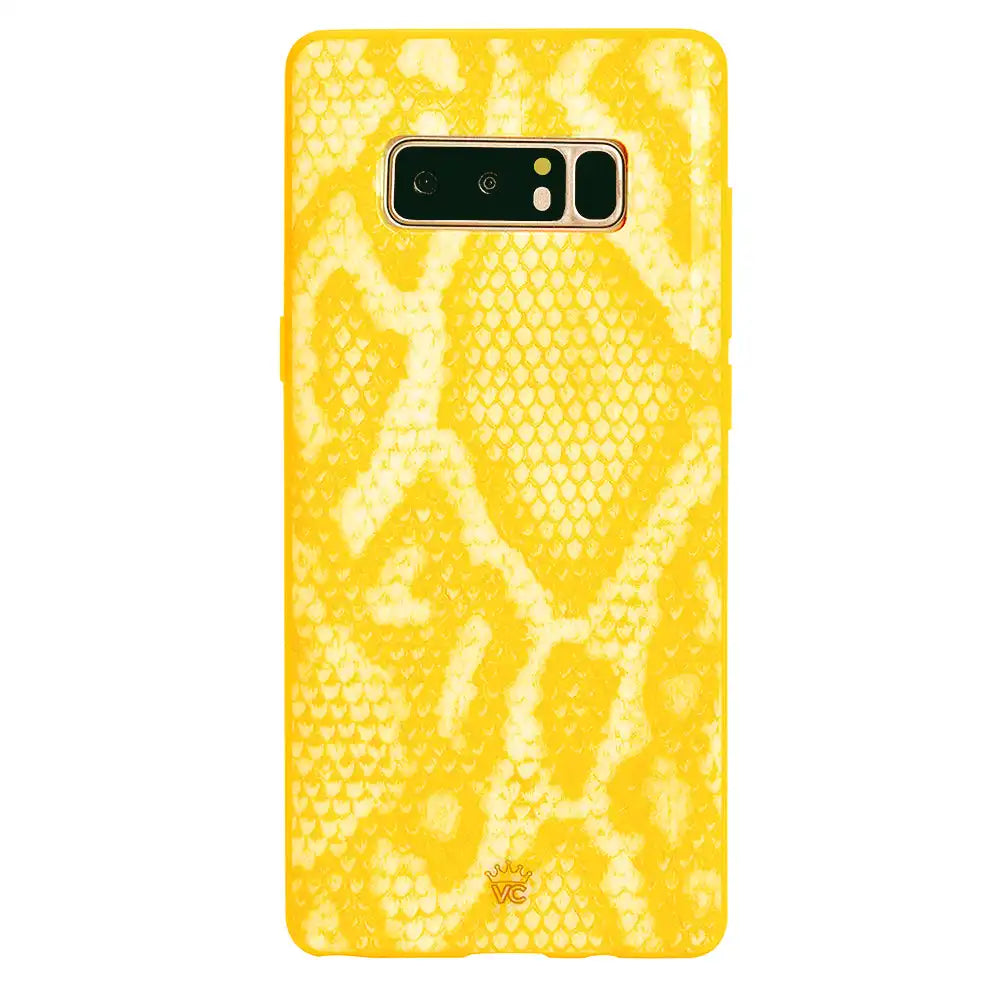 Yellow Snakeskin Samsung Galaxy Case
