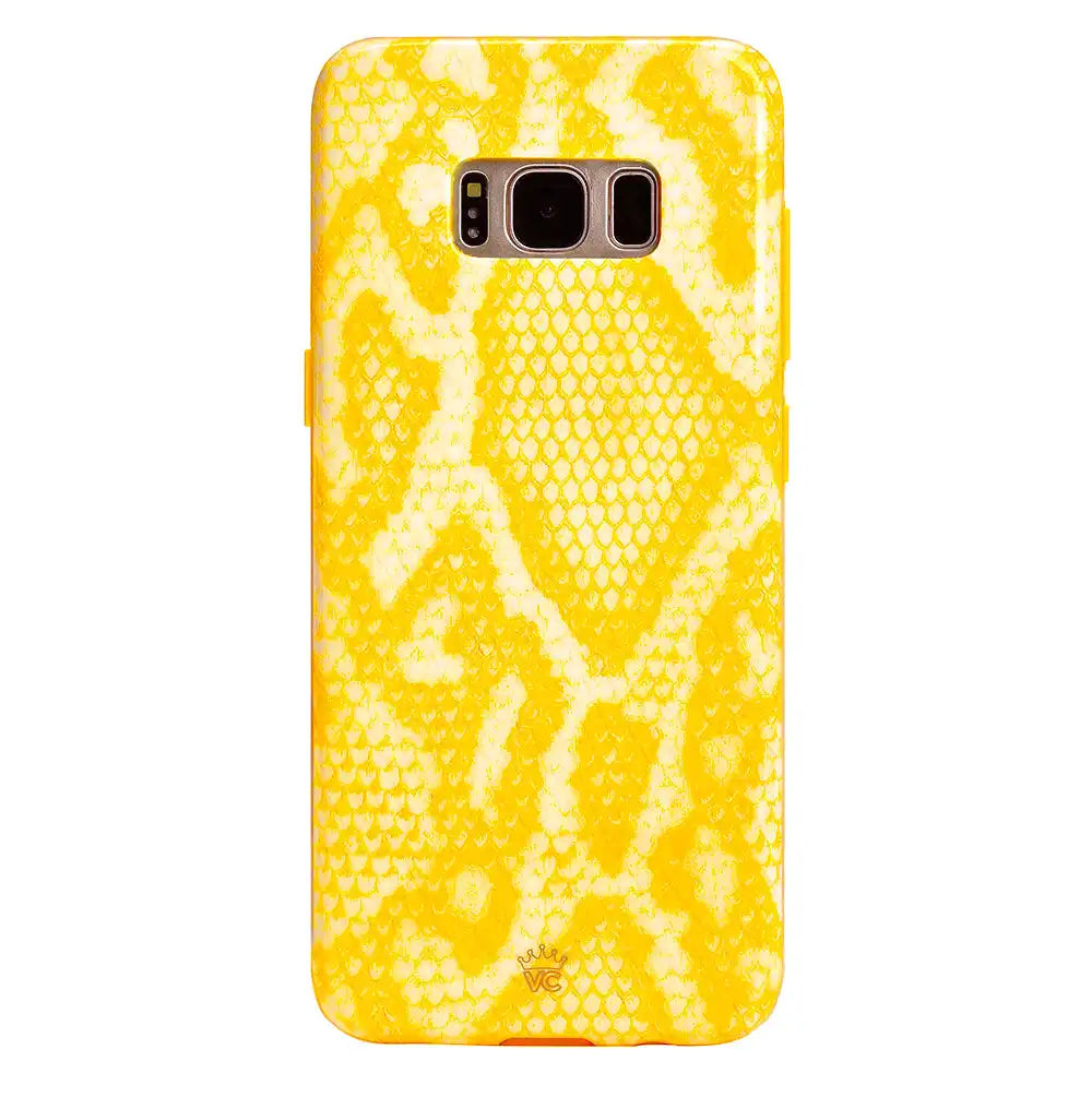 Yellow Snakeskin Samsung Galaxy Case