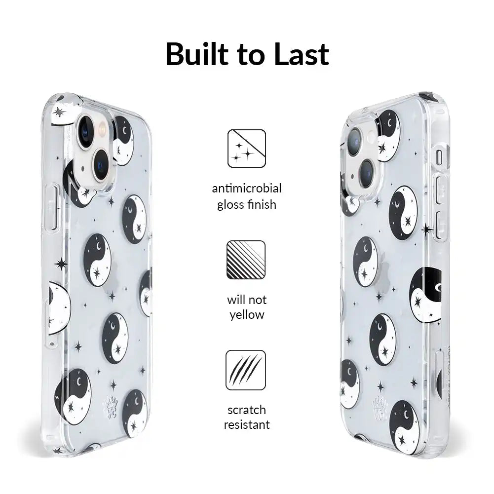Yin & Yang Clear iPhone Case