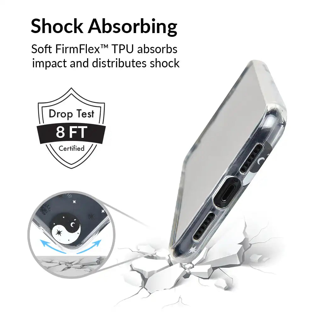 Yin & Yang Clear iPhone Case